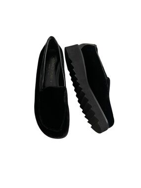 Donald J. Pliner velvet loafer slip-on platform - 7.5